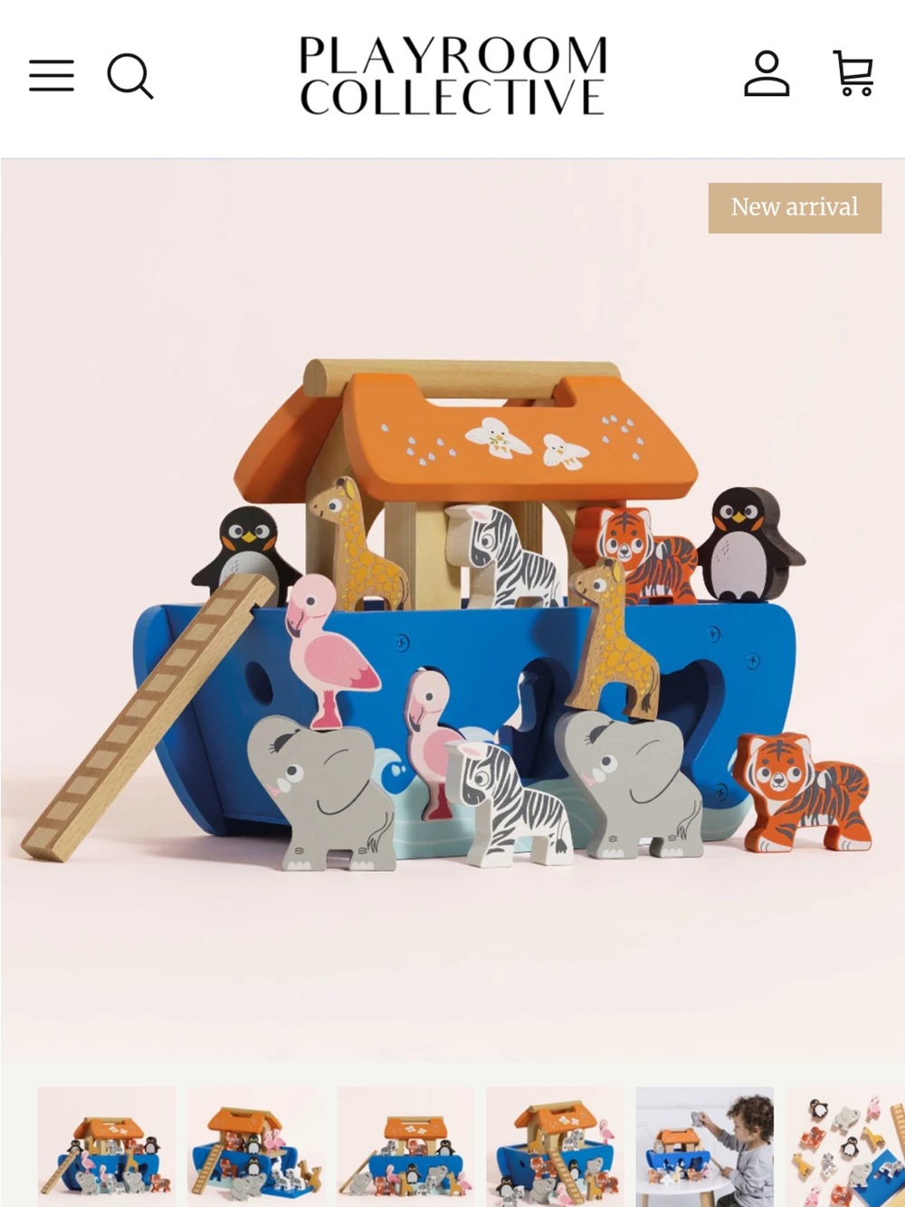 Le Toy Van Noah's Balancing Ark Animal Stacker Toy $70